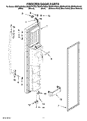 Part Location Diagram of W10273556 Whirlpool Handle - Nickel Alloy