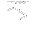 MICROWAVE COMPARTMENT Diagram and Parts List for GMC275PDS2  Whirlpool Microwave Oven Combo