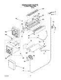 ICEMAKER PARTS, PARTS NOT ILLUSTRATED Diagram and Parts List for 7SS25AFXLQ00  Whirlpool Refrigerator