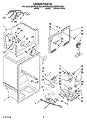 LINER PARTS Diagram and Parts List for ER9FHKXTS00  Whirlpool Refrigerator