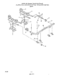 TOP BURNER Diagram and Parts List for 1885W3A  Roper Range