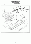 CONTROL PARTS Diagram and Parts List for GD5NVAXWA00  Whirlpool Refrigerator