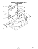 Part Location Diagram of 63909 Whirlpool Harness, Lid Switch