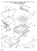 EVAPORATOR, ICE CUTTER GRID AND WATER Diagram and Parts List for EC5100XFB0  Whirlpool Ice Maker