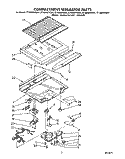 COMPARTMENT SEPARATOR Diagram and Parts List for ET18NKXXG01  Whirlpool Refrigerator