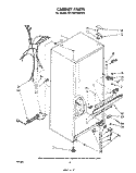 CABINET Diagram and Parts List for ET14DC2MWR0  Whirlpool Refrigerator