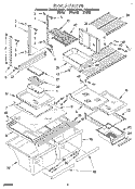 Part Location Diagram of 2179447 Whirlpool SHELF-WIRE