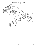 Part Location Diagram of 3183104 Whirlpool Thermostat Knob - White