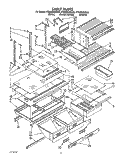 SHELF, LIT/OPTIONAL Diagram and Parts List for ET20DKXWW02  Whirlpool Refrigerator