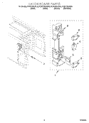 LATCH BOARD Diagram and Parts List for KCMC155JSS0  KitchenAid Microwave