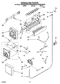 ICEMAKER PARTS, PARTS NOT ILLUSTRATED Diagram and Parts List for KSBS25FKBT00  KitchenAid Refrigerator