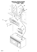 INSTALLATION PARTS Diagram and Parts List for MHE14XKB1  Roper Microwave