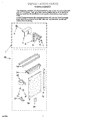INSTALLATION PARTS Diagram and Parts List for ACM052XE1  Whirlpool Air Conditioner