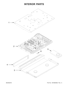 Part Location Diagram of W10886867 Whirlpool MODULE