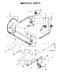 Manifold parts Diagram and Parts List for WFG515S0JS1  Whirlpool Range
