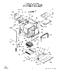 Body Diagram and Parts List for 1333*1A  Roper Range