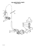FILL AND OVERFILL Diagram and Parts List for KUDS220T2  KitchenAid Dishwasher