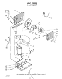 UNIT Diagram and Parts List for AR0700XT1  Whirlpool Air Conditioner
