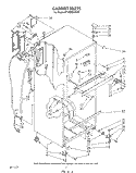 CABINET Diagram and Parts List for RT18BMXVW05  Roper Refrigerator