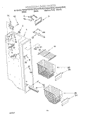 FREEZER LINER Diagram and Parts List for KSRB22FHBT05  KitchenAid Refrigerator