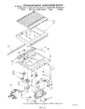 COMPARTMENT SEPARATOR Diagram and Parts List for ET22DKXVM01  Whirlpool Refrigerator