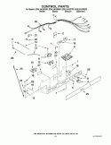 CONTROL PARTS Diagram and Parts List for ED5LVAXWS00  Whirlpool Refrigerator