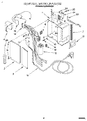 CONTROL MODULE Diagram and Parts List for 8CACM07ND0  Whirlpool Air Conditioner