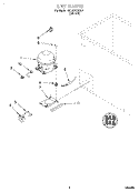 SECTION Diagram and Parts List for EH150FXEN04  Whirlpool Freezer