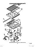 COMPARTMENT SEPARATOR Diagram and Parts List for ET22RKXYW00  Whirlpool Refrigerator
