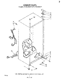 CABINET Diagram and Parts List for EL15CCXMWR0  Whirlpool Refrigerator