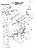 TOP AND CONSOLE, LITERATURE Diagram and Parts List for KGYS750JT2  KitchenAid Dryer