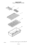 SHELF Diagram and Parts List for ET14JKYXG03  Whirlpool Refrigerator