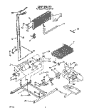 UNIT Diagram and Parts List for KTRC18KXAL00  KitchenAid Refrigerator