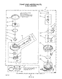 PUMP AND MOTOR Diagram and Parts List for GDP8700XTN3  Whirlpool Dishwasher
