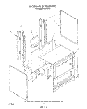 EXTERNAL OVEN Diagram and Parts List for SF3004SRW5  Whirlpool Range