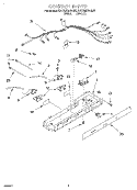 CONTROL Diagram and Parts List for KSCS22QFAL00  KitchenAid Refrigerator
