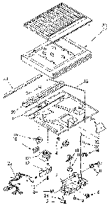 Compartment Separator Diagram and Parts List for ET20AKXSN03  Whirlpool Refrigerator