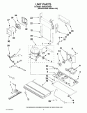 UNIT PARTS Diagram and Parts List for KBRS20EVMS6  KitchenAid Refrigerator