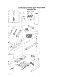 OPTIONAL Diagram and Parts List for BR51IMW1  Whirlpool Ice Maker