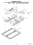 CONTROL PARTS Diagram and Parts List for GC3NHAXVA00  Whirlpool Refrigerator