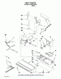 UNIT PARTS Diagram and Parts List for GX5FHDXVQ05  Whirlpool Refrigerator