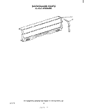 BACKGUARD Diagram and Parts List for SF3020SPW0  Whirlpool Range