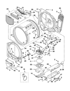 Part Location Diagram of WP8544721 Whirlpool Seal