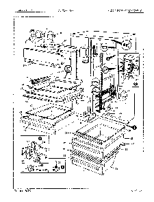 03 - Fresh Food Compartment Diagram and Parts List for RC22FA-3AW  Whirlpool Refrigerator