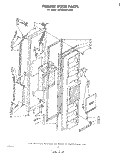 FREEZER DOOR Diagram and Parts List for ED26MMXLWR0  Whirlpool Refrigerator