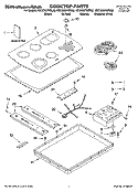Part Location Diagram of 8284628 Whirlpool FRAME-TOP