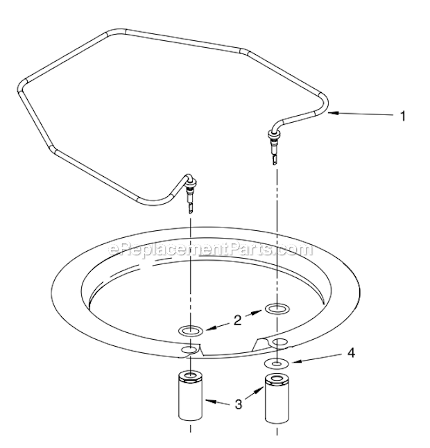 Heater_parts Diagram and Parts List for KUDS03FTSS0 Stainless KitchenAid Miscellaneous
