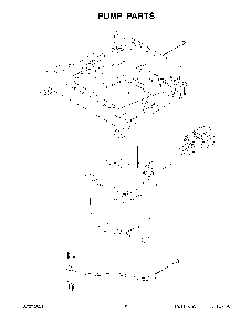 Pump Parts Diagram and Parts List for KUID508HPS01  KitchenAid Ice Maker