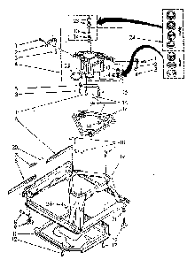 Machine Base Diagram and Parts List for LA9800XSN1  Whirlpool Washer