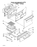 Part Location Diagram of 4371128 Whirlpool GASKT-DOOR